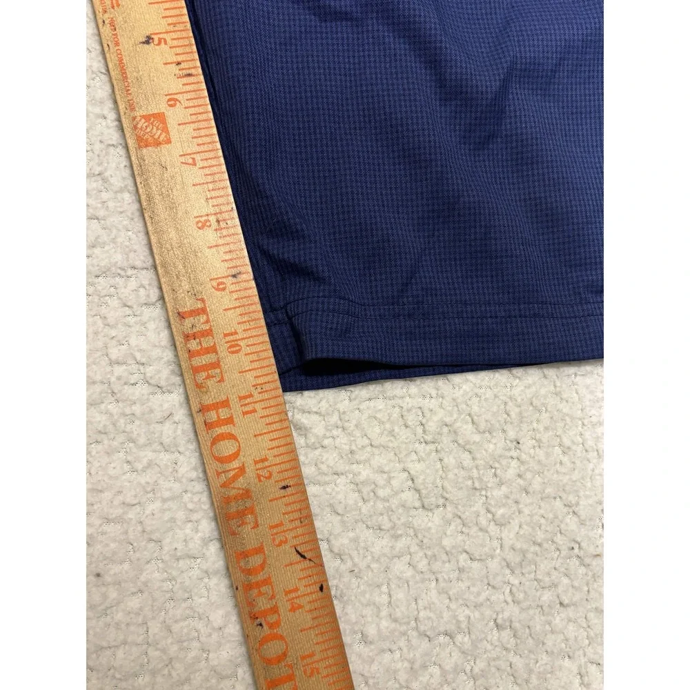 IZOD Men Shorts 42 Golf Shorts Blue 100% Polyester Solid Woven 10.5 In Regular